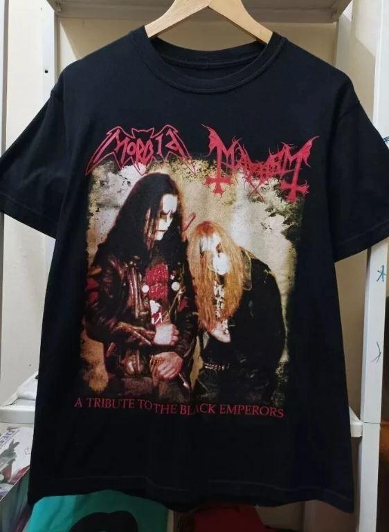 

Mayhem Morbid Black Metal Tshirt Black Emperor Darkthrone Unisex Tshirt Unisex T-Shirt S