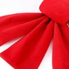 with Tie Red Velvet Bow Large Size Wreath Bow Household Gift Wrapper Bow  Wedding