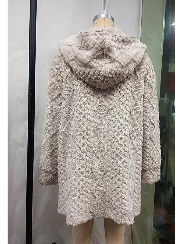 Elegant Hooded Autumn Coat 2025