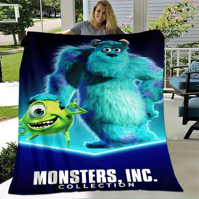 1pcMonsters, Inc Printing Blanket - Soft, All-Season Throw for Living Room, Bedroom,Personalized Gift with Adorable Cartoon Design