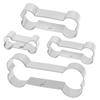 Cookie Cutter Exquisite Workmanship Wide Application Stainless Steel Dog Bone Shaped DIY Fondant Mold Baking Accessories