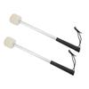 2pcs Percussion Mallets Compact Portable Light Weight Professional Practical Instruments Parts for Bass Drums