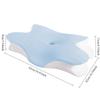 1pcs Butterfly-Shaped Memory Foam Pillow Slow Rebound Neck Support Pillow Ergonomic Cervical Pillow for Sleep