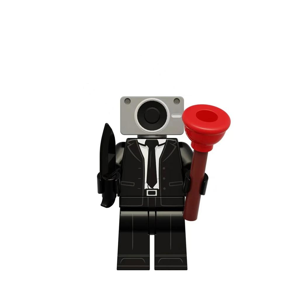 Toilet Man Assembly Building Blocks Bag Toy