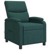 Massage Relax Chair Dark Green Fabric