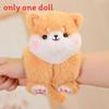 Cartoon Animal Hand Ring Plush Toy With Fox Dinosaur Shark For Kids Gift