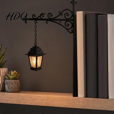 Mini-Bücherregalleuchte Bibliothekslaterne Licht Vintage Leseecke LED-Nachtlicht Buchliebhaber Geschenk Dekorative Bücherregalbeleuchtung für Zuhause Büro Licht