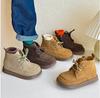 Kids' Leather Shorts,  British Style, Side Zipper, For Boys And Girls, Versatile, Soft Sole, New Autumn  Collection