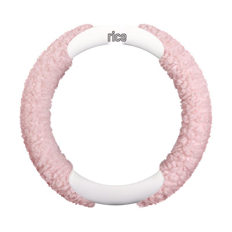 Damen Winter Kamelie Plüsch Lenkradbezug - Warm und Weich