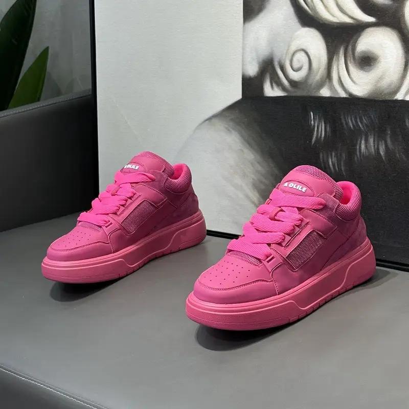 Fashion Men's Shoes Autumn 2024 New Breathable Forrest Gump Shoe Trendy Versatile Sports And Leisure Sneakers Man Heightening Dad Shoes