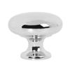 ZAMAK KNOB DUKE MODEL Ø31 CHROME, BRUSHED NICKEL AND BRUSHED BRASS MATTE CHROME FINISH
