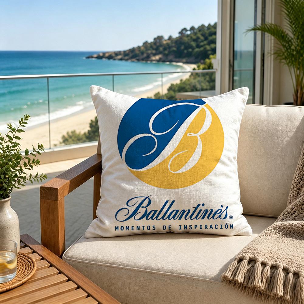 Brand Ballantines Cushion Cover Premium Skinfriendly Short Plush Pillow Cover Airy Casual Cushion For Hotel Homestay