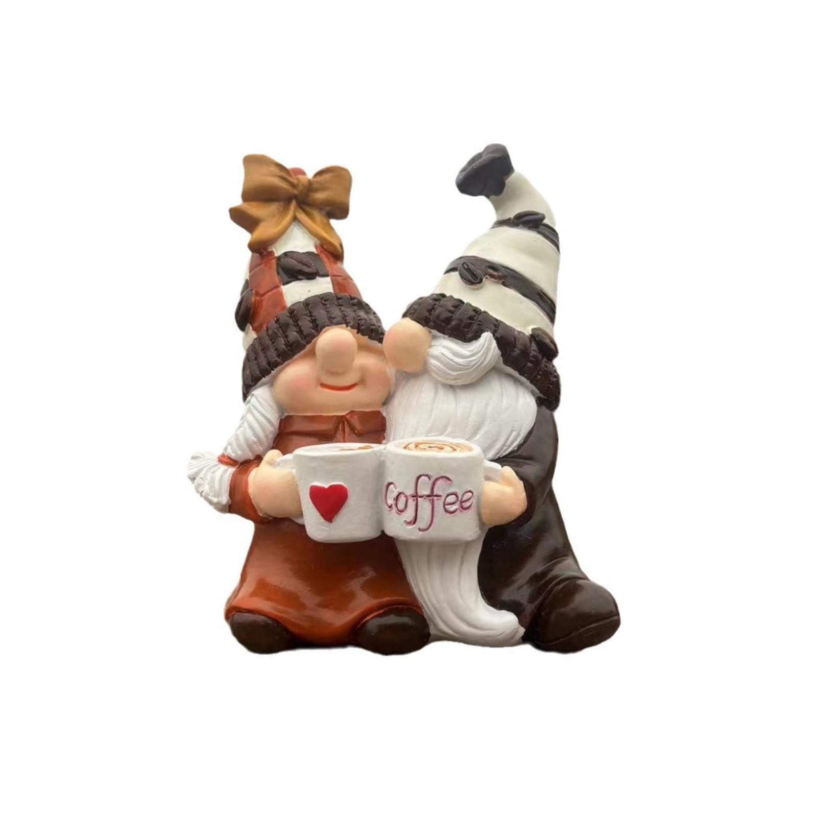 

Рождественские кофейные украшения Изделия из смолы Украшения Рождественские украшения Небольшие подарки для пар One Size