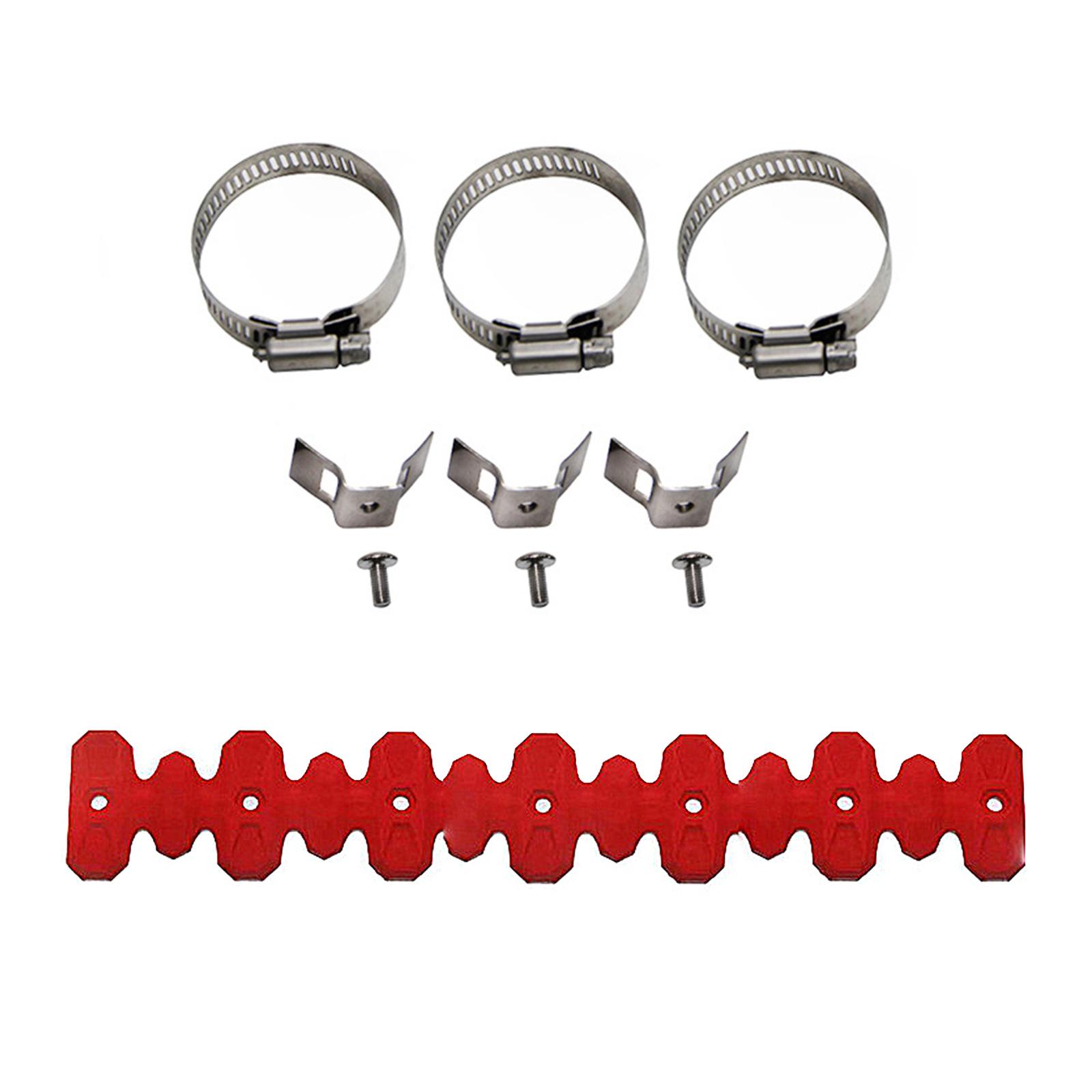 

Изоляция выхлопной трубы мотоцикла, защитный кожух глушителя, гибкий теплозащитный экран выхлопной трубы для 4-тактных мотоциклов, защита головной трубы чёрный