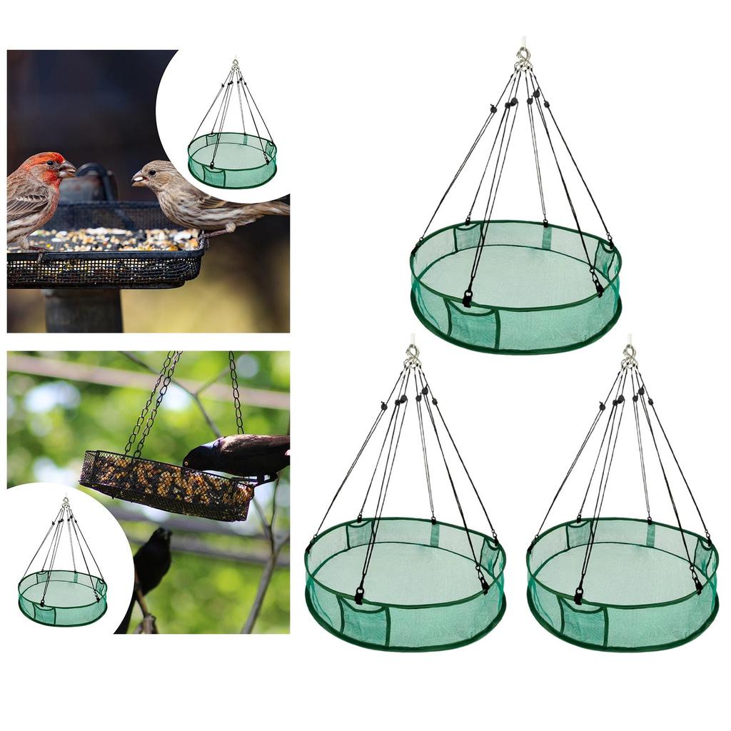 Bird Seed Catcher Tray Large for Attracting Birds Outdoors Backyard Garden