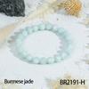 Multi-Color Transparent Crystal Bead Bracelet for Women - Layered French Style Jewelry