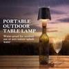 Wine Bottle LED Desk Lamp - RGB Color Night Light for Bars & Restaurants