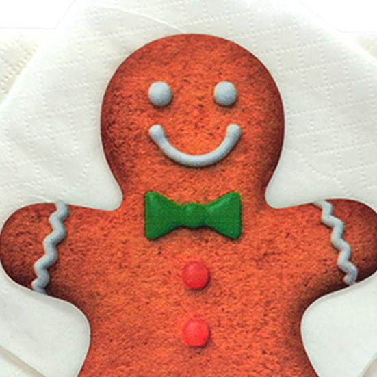 Eisen Lebkuchenmann Serviettenhalter Feiertagsmotiv Eisen Serviettenständer Papierhandtuch Aufbewahrungshalter