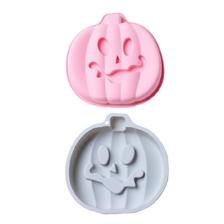3D Halloween Pumpkin Resin Silicone Fondant Mold DIY Cake Pastry Baking Mold