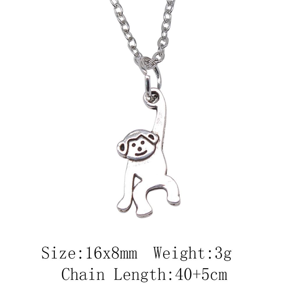 Vintage Animal Pendant Necklace Cat Animal Charm Necklaces Forest Ocean Western Jewelry Gift For Making DIY