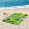 Duolingo Owl Duo Beach Towel Soft Microfiber Quick Dry Absorbent Quick Towels For Pool