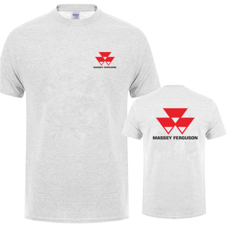 Massey Ferguson T Shirt Tops New Fashion Short Sleeve Massey Ferguson Tractor Agriculture Logo Tshirts Tees Tshirts Lh074