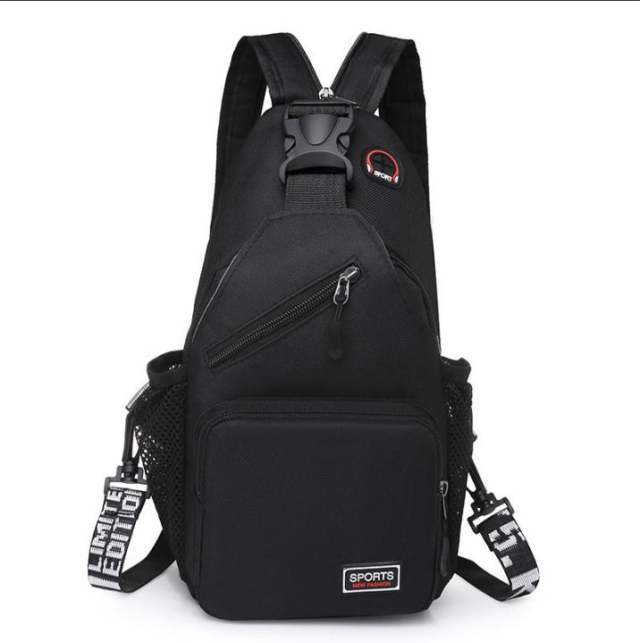 Multifunktionale Brusttasche mit Kopfhörerloch Rucksack für Damen Sling Messenger Reise Hüft Crossbody Tasche Mädchen Rucksack