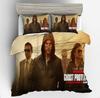 3pcs Bedding Set to-m cr-ush CIA 3D Printed Cozy Duvet Cover King Queen Twin Size Birthday Gift for Adult Bedroom Decor