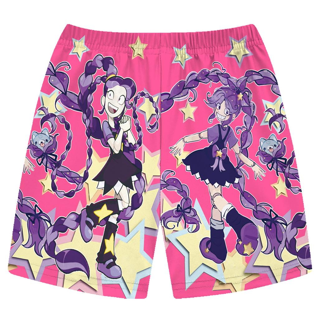 20913 2pcs/set Multi-color Kids Girls Lily Lovebraids Swimsuit Swimwear Top Shorts Sets