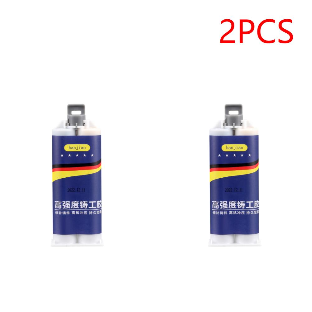 50/100g Metal Repair Glue AB Glue Strong Bond Sealant Glue Heat Resistance Metal Repair Adhesive Industrial Casting Agent