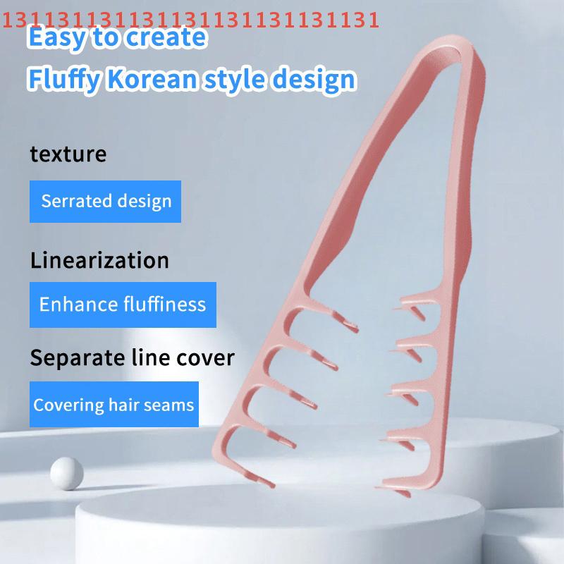 Breitzahniger Haarstylingkamm Scheitelkamm Ponykämme Styling Haarwurzel Oberes Flauschiges Friseurwerkzeug Für Frauen Und Männer