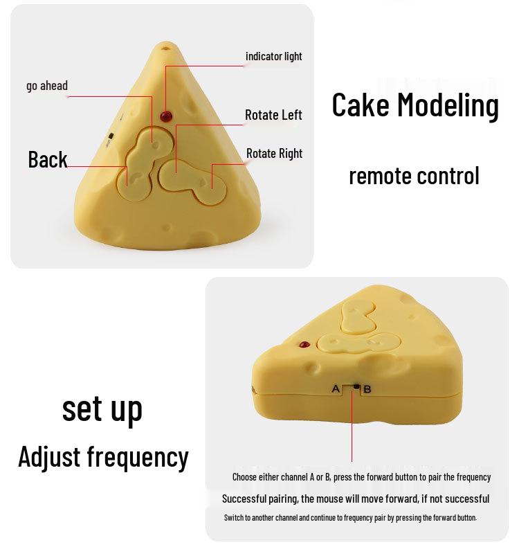 Infrared Remotely Controlled Fake Mouse Prank Toy