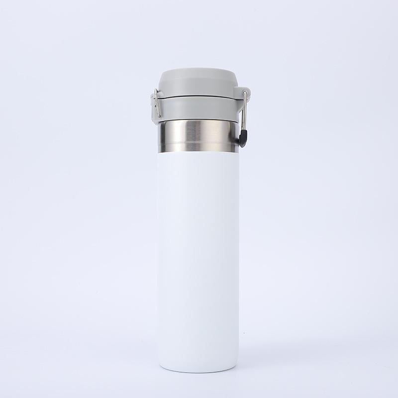 800Ml bounce cover small mouth stainless steel water bottle outdoor sports thermos cup high quality student portable cup