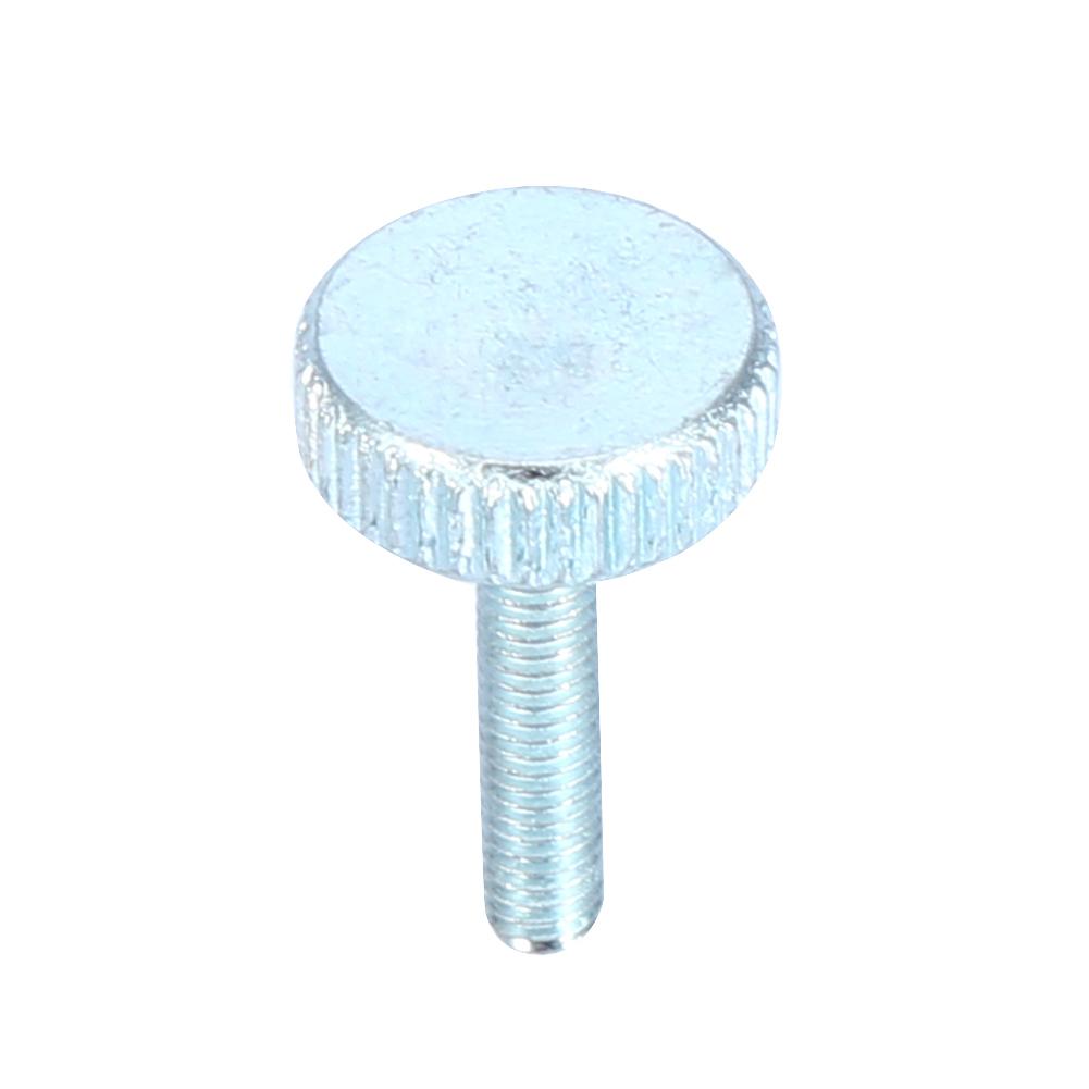 5pcs M3 Zinc Plated Carbon Steel Flat Knurled Head   Thumb Screws (M3*5)