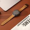 Leather Business Band for Samsung Galaxy Watch 8 Classic 46mm 44mm 40mm No Gaps Men Bracelet for Galaxy Watch 7 Ultra 47mm Luxury Curved End Strap