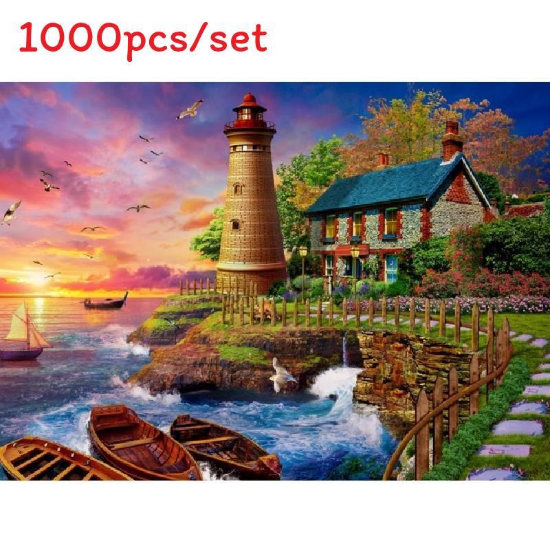 Northern Lights 1000 Piece Puzzle Paper Cultural Scenery Adults Game Challenging
