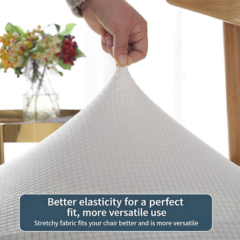 Fashion Modern Simple Solid Color Stretchy Chair Cover Chair Covers Washable Removable Din