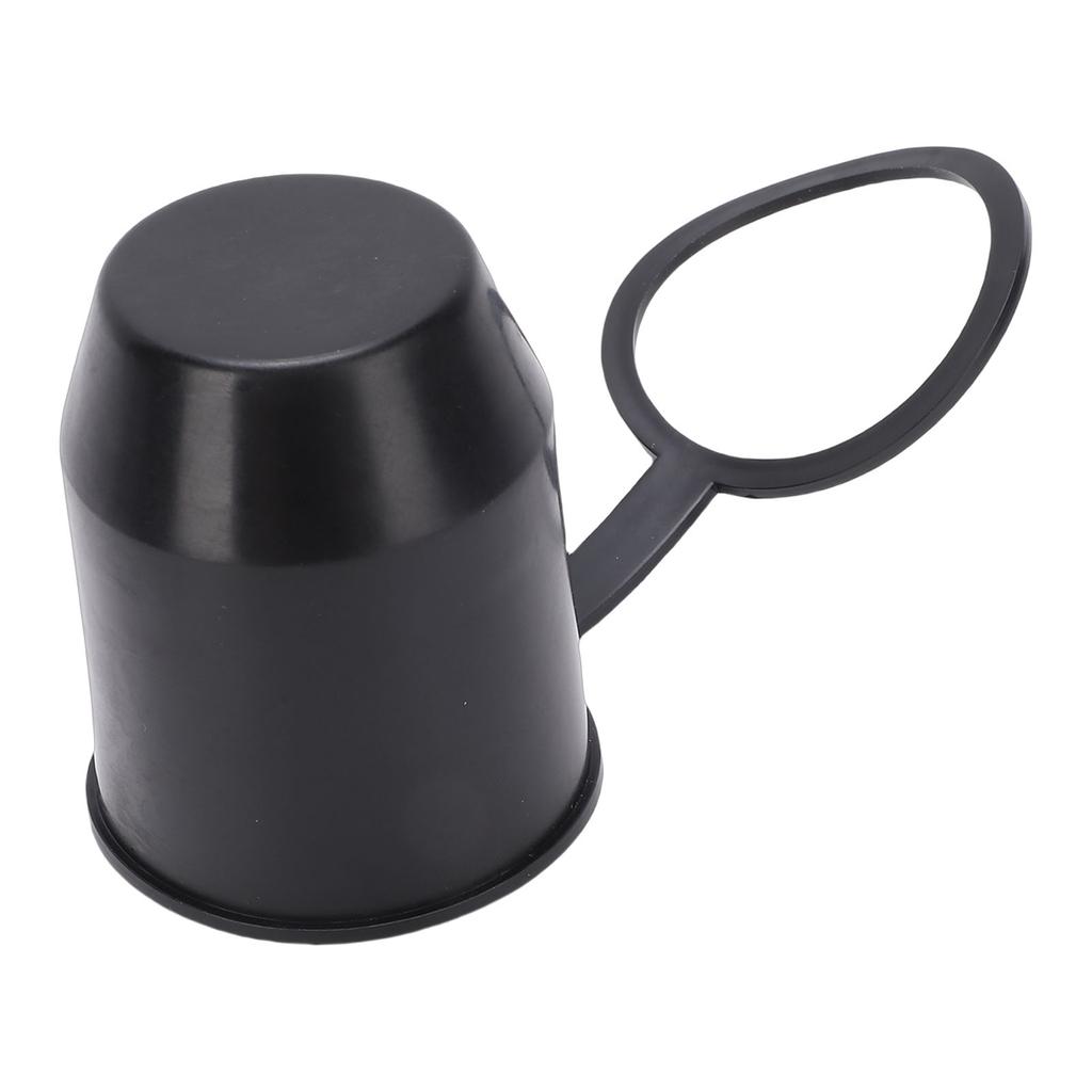 50mm Tow Ball Bar Cap Black Towing Hitch Ball Protective Cover Trailer Hitch Ball Cap for RV Motorhome