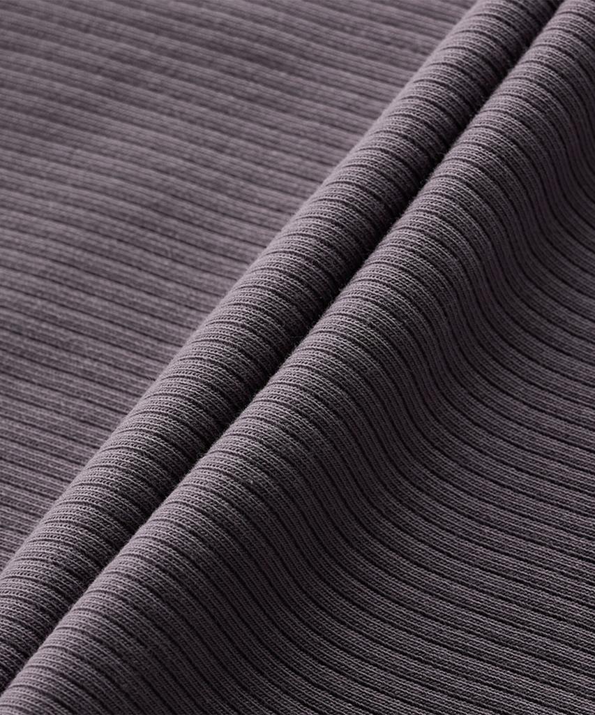 Nyuballanseu Nbmlg2W312 / Women Soft Fresh Ribbed Wide Pants (Dark Purple)