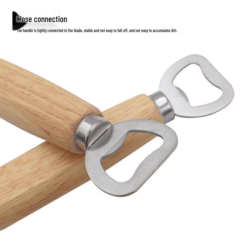 Shangqi Oak Handle Magnetic Bottle Opener