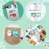 Party Favor Decorations Christmas Sticker Labels for Holiday Gift Wrapping, Self-Adhesive Tags with Blank Santa Claus Elk Tree Stickers Writing