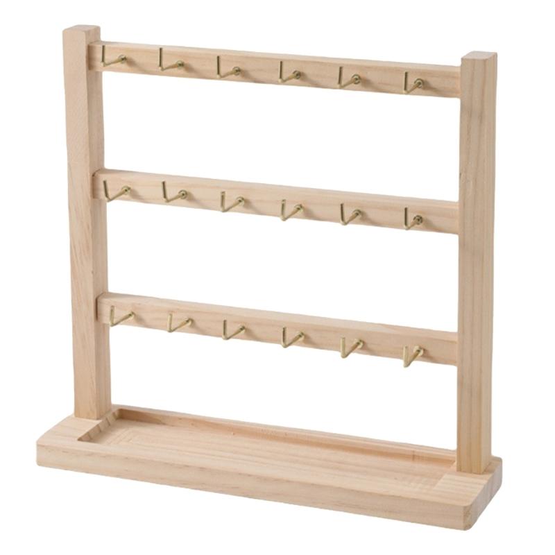 Compact Keychain Display Holder Space Efficient Keychain Display Stand Hodler Rack for Clutter Free Organization