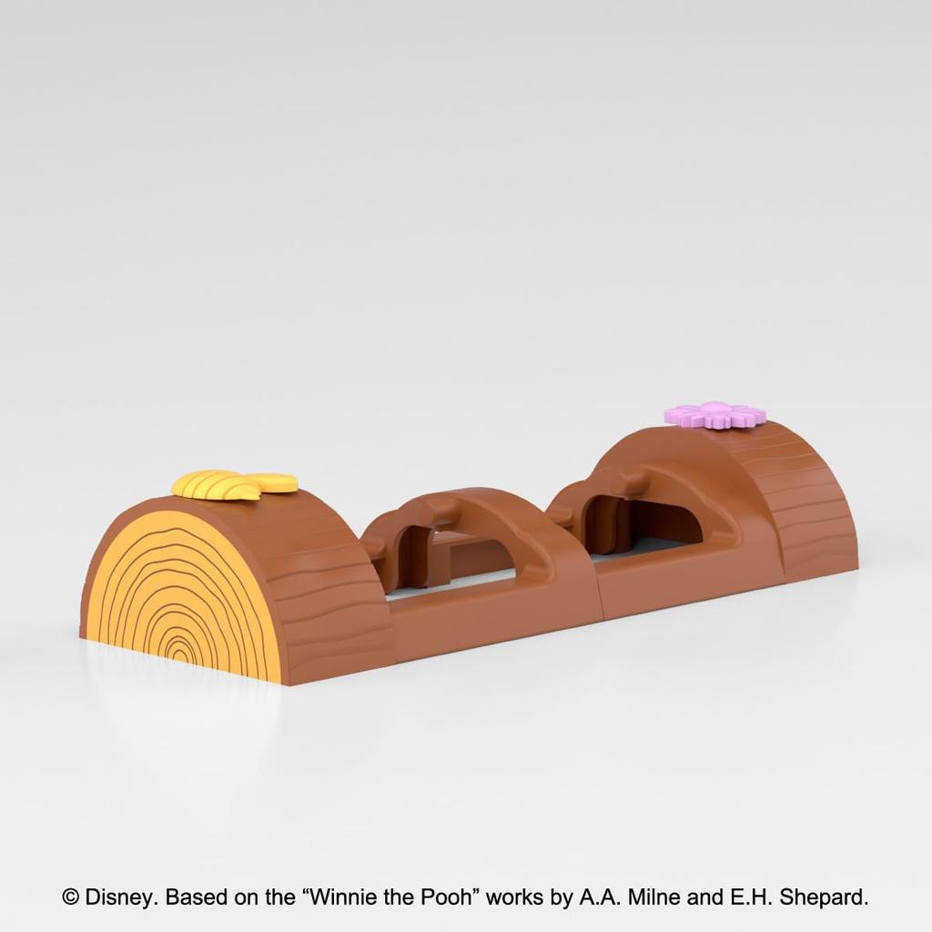 Aoshima Bunka Kyozai Rakupla Tocotoko No. DP-15 Winnie the Pooh Pooh & Piglet Pre-Colored Plastic Model
