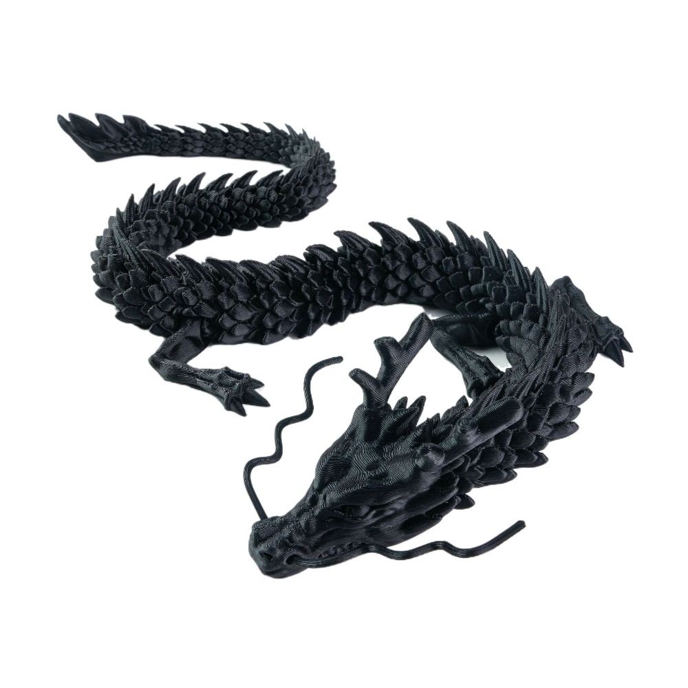 3D Articulated Chinese Dragon Long Chinese Dragon Ornament Joint Movable Dragon Model  Office