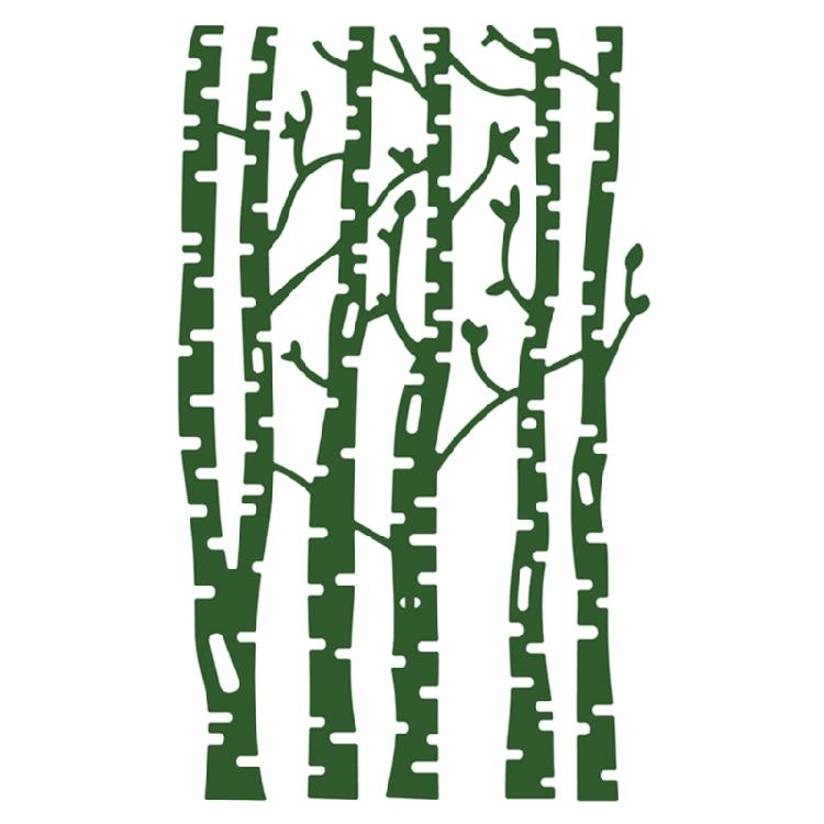 Metal Die Cuts Forest Scrapbooking Stencil Card Embossing DIY Album Template