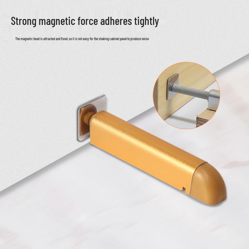 Heavy-Duty Concealed Magnetic Push Latch for Aluminum Alloy Cabinet and Wardrobe Doors