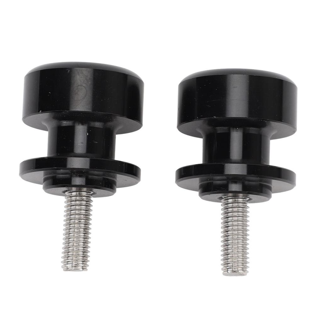 1 Pair Motorcycle Swing Arm Spools Slider M8 CNC Aluminium Alloy Black Swing Arm Stand Screws for Street Bike CB1000R