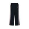 Heritage Classic Striped Stretch Comfortable Knitted Loose Straight Leg Casual Pants Women Bottoms Legendary-Blue F11W548607FNV