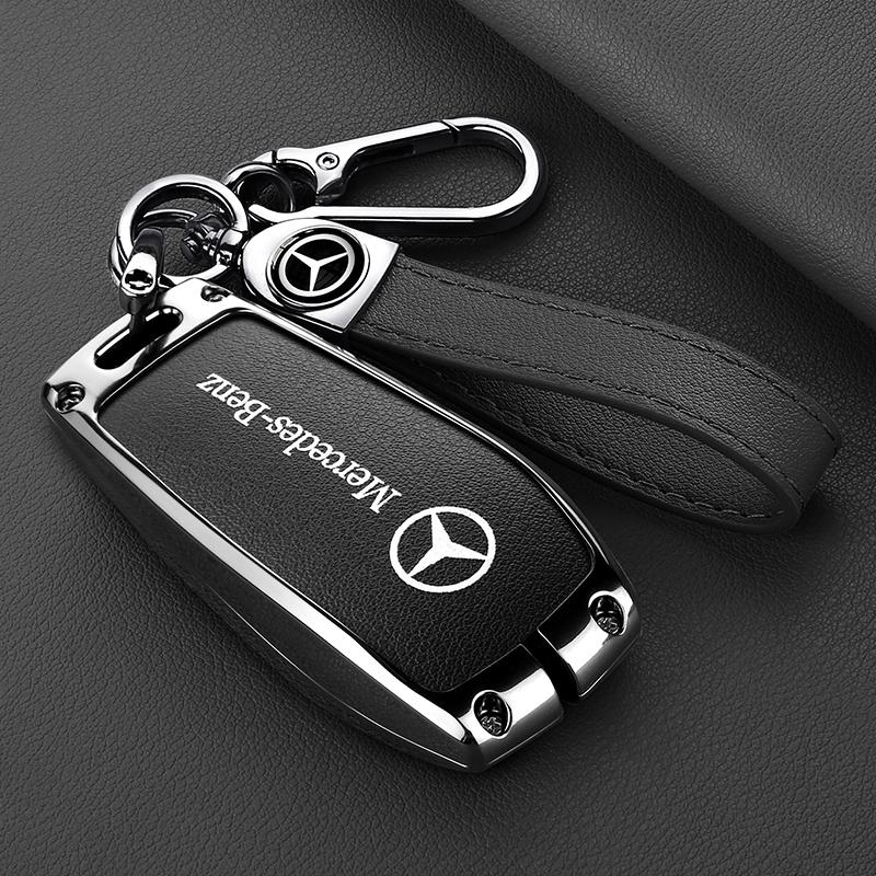 GLC GLB Leder Auto Fernbedienung Schlüsselhülle Fob Abdeckung Für Mercedes Benz A C E S G GLS CLA Klasse W213 W203 W211 W205 W177X167 W204 Acces