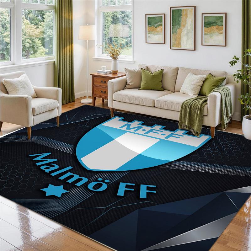 Malmö FF Design Kristall-Samt-Teppich Weich Dekorative Matte für Schlafzimmer Eingang